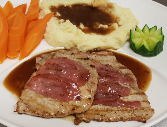 Zartes Kalbsschnitzel Saltimbocca