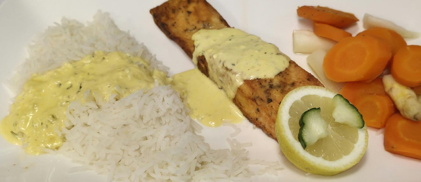 Zartes Lachsfilet grilliert