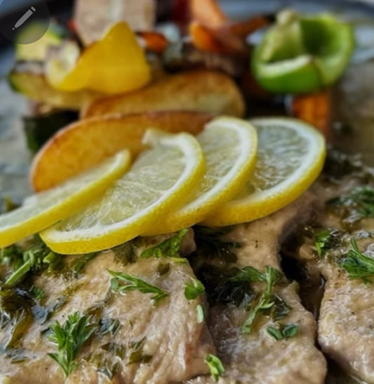 Zartes Kalbsschnitzel al Limone